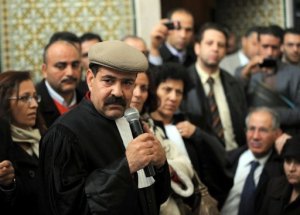 Chokri Belaïd le 29 décembre 2010 à Tunis (AFP/Archives, Fethi Belaid)